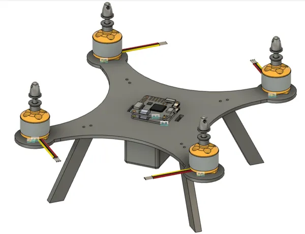 Autonomous delivery drone electronics